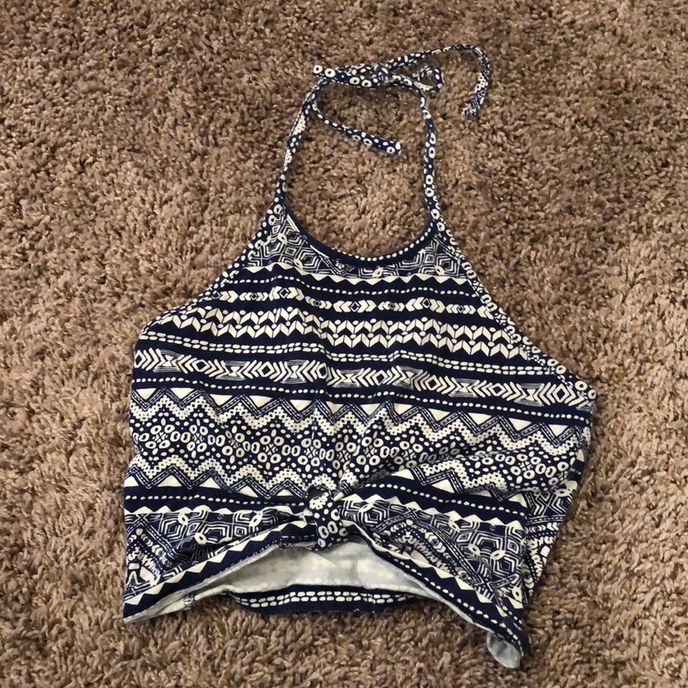 Halter crop top